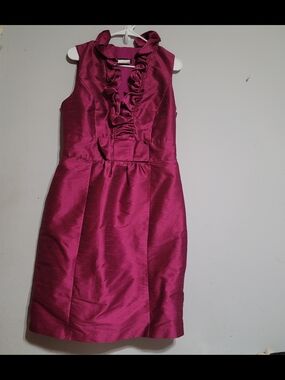 Alfred Sung Dress Women's 14 Watermelon Dupioni Cocktail Party Bridesmaid D461